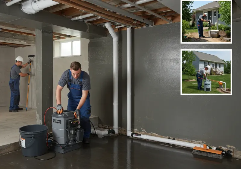 Basement Waterproofing and Flood Prevention process in West Blocton, AL